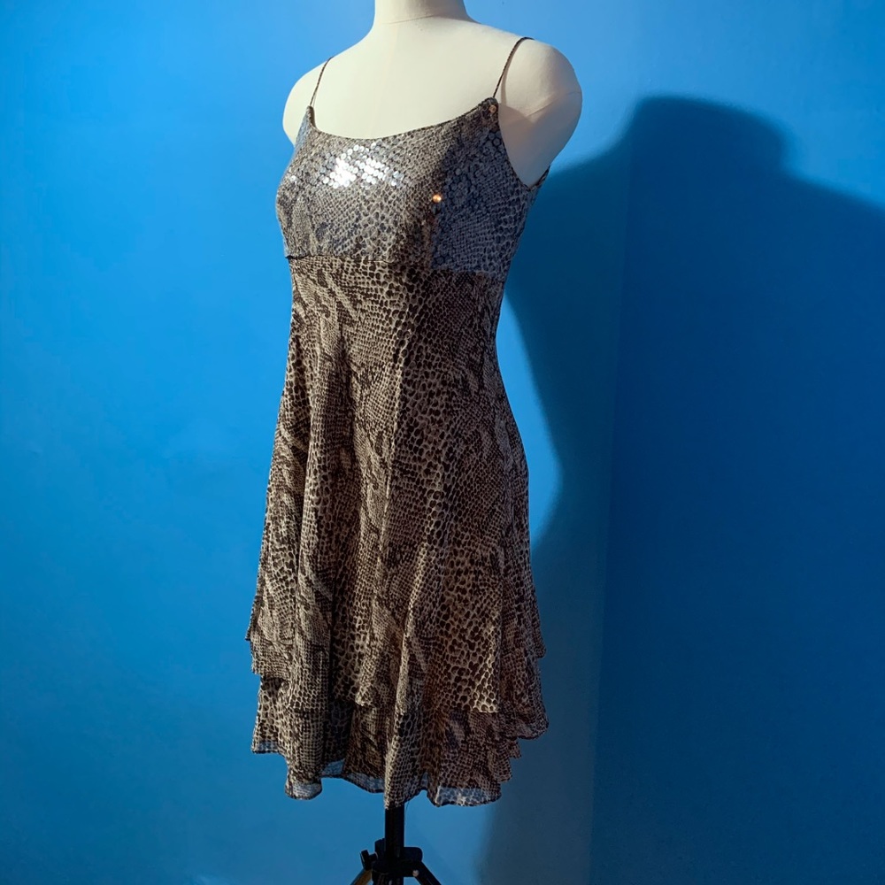 Vintage Lillie Rubin evening mini dress.